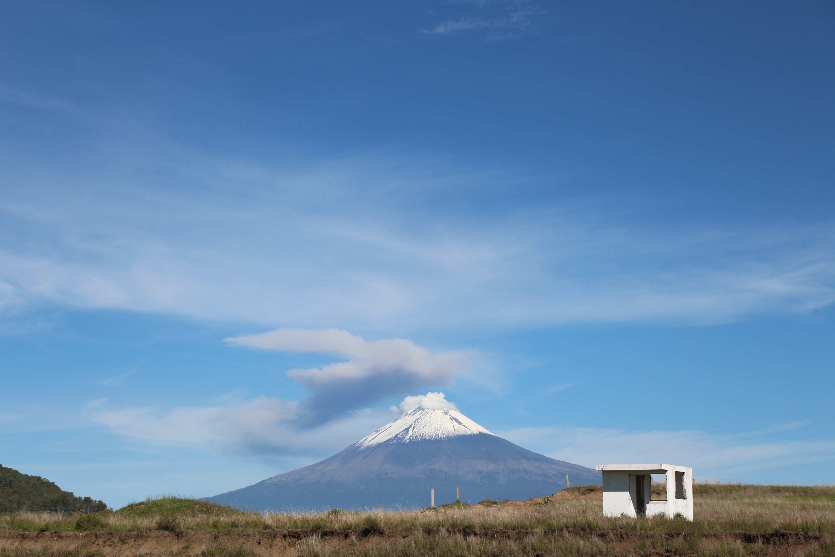 Vista al Popocatépetl desde Capellanía